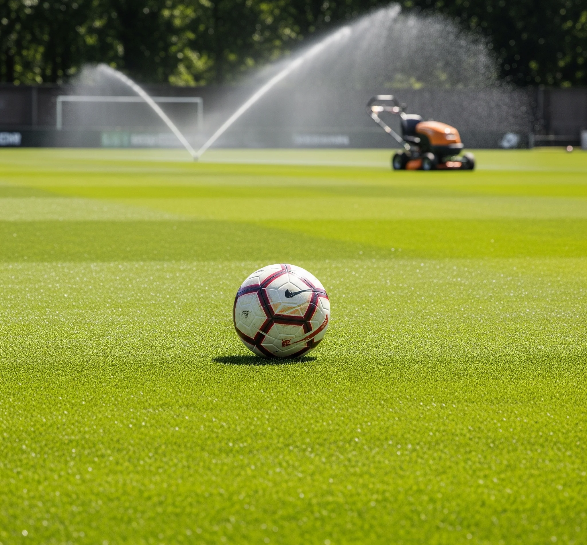 Letnia pielęgnacja murawy piłkarskiej